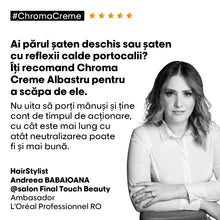 Încarcă imaginea în Galerie, L'Oreal Professionnel SE Chroma Creme Blue - Sampon Neutralizator Reflexe Portocalii 300ml
