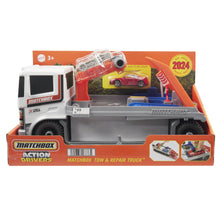 Încarcă imaginea în Galerie, Matchbox Action Drivers Camion de Reparatii si Remorcare