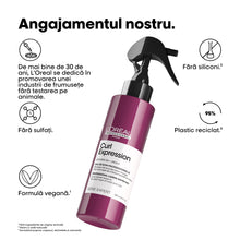Încarcă imaginea în Galerie, L’Oréal Professionnel SE Curl Expression 190ml - Spray Revigorant Anti-Frizz Bucle