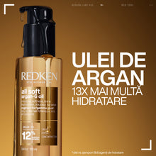 Încarcă imaginea în Galerie, Redken All Soft Argan 6 Oil - Ulei de Argan pentru Par Uscat 100ml