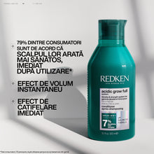 Încarcă imaginea în Galerie, Redken Acidic Grow Full System 300ml - Balsam Pentru Densificarea Parului