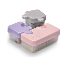 Încarcă imaginea în Galerie, Melii Recipient Hrana Bebe Model Puzzle Gri and Mov