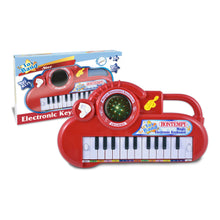 Încarcă imaginea în Galerie, Bontempi Orga Electronica Rosie cu Efecte Luminoase