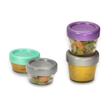 Încarcă imaginea în Galerie, Melii Set 12 Recipient Sticla Pentru Hrana Bebe 6x59ml si 6x118ml