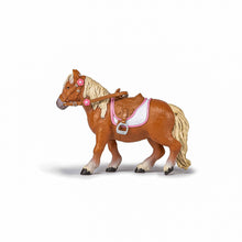 Încarcă imaginea în Galerie, Papo Rase de Cai si Ponei Figurina Ponei Shetland cu Sa