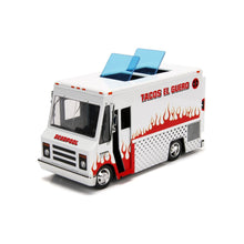 Încarcă imaginea în Galerie, Jada Toys Marvel Set Camionul de Mancare si Figurina Metalica Deadpool