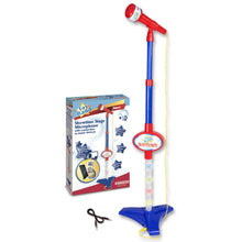 Încarcă imaginea în Galerie, Bontempi Microfon cu Stativ Albastru