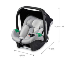 Încarcă imaginea în Galerie, Kinderkraft Scoica Auto I-Size 40-75cm Kinderkraft Mink Pro Grey