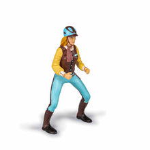 Încarcă imaginea în Galerie, Papo Rase de Cai si Ponei Figurina Calareata Albastra