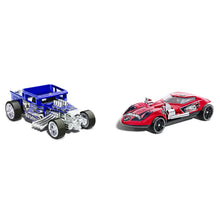 Încarcă imaginea în Galerie, Hot Wheels Set 2 Masinute Metalice Pull Back Bone Shaker si Twin Mill