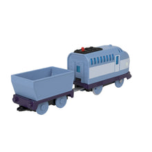 Încarcă imaginea în Galerie, Fisher Price Thomas Locomotiva Motorizata Kenji cu Vagon