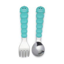 Încarcă imaginea în Galerie, Melii Castronel Silicon cu Capac si Tacamuri Model Rechin