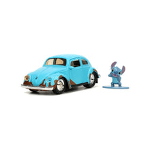 Încarcă imaginea în Galerie, Jada Toys Set Masinuta Metalica Volkswagen Bettle si Figurina Metalica Stitch