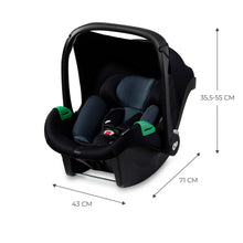 Încarcă imaginea în Galerie, Kinderkraft Scoica Auto I-Size 40-75cm Kinderkraft Mink Pro Black