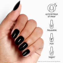 Încarcă imaginea în Galerie, OPI xPress-On Kit Unghii False cu Efect de Gel - Lady in Black - Classic