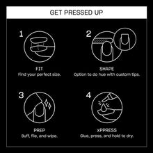 Încarcă imaginea în Galerie, OPI xPress-On Kit Unghii False cu Efect de Gel - Lady in Black - Classic