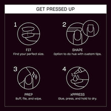 Încarcă imaginea în Galerie, OPI xPress-On Kit Unghii False cu Efect de Gel - Lincoln Park After Dark - Classic