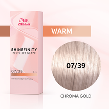 Încarcă imaginea în Galerie, Wella Professionals Shinefinity Zero Lift Glaze 07/39 Chroma Gold - Vopsea Demipermanenta 60ml