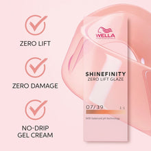 Încarcă imaginea în Galerie, Wella Professionals Shinefinity Zero Lift Glaze 07/39 Chroma Gold - Vopsea Demipermanenta 60ml
