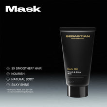 Încarcă imaginea în Galerie, Sebastian Professional Dark Oil Smooth & Shine Mask 30ml - Masca Pentru Par Matasos