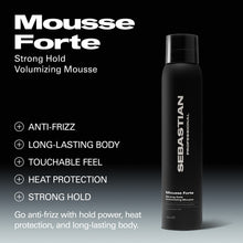 Încarcă imaginea în Galerie, Sebastian Professional Mousse Forte Strong Hold Volumizing Mousse 200ml - Spuma de Volum
