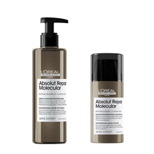 Încarcă imaginea în Galerie, Set L’Oreal Professionnel SE Absolut Repair Molecular Serum 250ml si Crema 100ml - Beauty Lounge