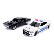 Încarcă imaginea în Galerie, Jada Toys Fast and Furious Set Masinute RC Toyota Supra&Dodge Charger SRT