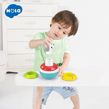 Încarcă imaginea în Galerie, Hola Hopa Mitica Roly Poly Unicorn cu Inele Pentru Stivuit