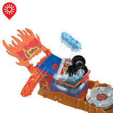 Încarcă imaginea în Galerie, Hot Wheels Monster Truck Arena Smashers Color Shifters Salvarea Lui 5Alarm
