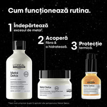 Încarcă imaginea în Galerie, L’Oreal Professionnel SE Metal Detox Trio - Set Anti-Rupere pentru Par