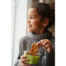 Încarcă imaginea în Galerie, Melii Set 3 Recipiente Sticla 3 160ml cu Husa Silicon Blue Mint Lime