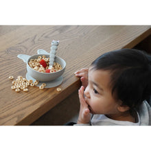 Încarcă imaginea în Galerie, Melii Set 2 Castronele cu Ventuza Silicon Model Bulldog