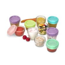 Încarcă imaginea în Galerie, Melii Set 12 Recipient Sticla Pentru Hrana Bebe 6x59ml si 6x118ml