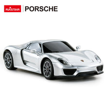 Încarcă imaginea în Galerie, Rastar Masina cu Telecomanda Porsche 918 Spyder Argintiu