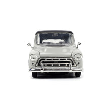 Încarcă imaginea în Galerie, Jada Toys Set Masinuta 1957 Chevy Suburban si Figurina Frankenstein
