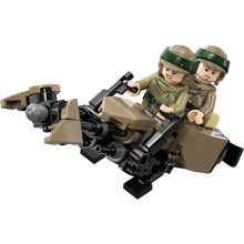 Încarcă imaginea în Galerie, Lego Star Wars Diorama de Urmarire cu Speederul pe Endor