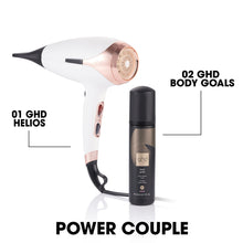Încarcă imaginea în Galerie, GHD Helios Hairdryer White Uscător de Păr Profesional 2200W cu Tehnologie Aeroprecis