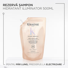 Încarcă imaginea în Galerie, Set Kerastase Gloss Absolu – Balsam 250ml + Sampon 500ml + Ulei 45ml + Rezerva Sampon 500ml