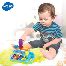 Încarcă imaginea în Galerie, Hola Xilofon cu Mingiute si Ciocanel