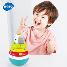 Încarcă imaginea în Galerie, Hola Hopa Mitica Roly Poly Unicorn cu Inele Pentru Stivuit