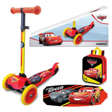 Încarcă imaginea în Galerie, As Trotineta cu 3 Roti Cars cu Ghiozdan