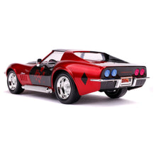 Încarcă imaginea în Galerie, Jada Toys Masinuta din Metal Harley Quinn 1969 Chevy Corvette