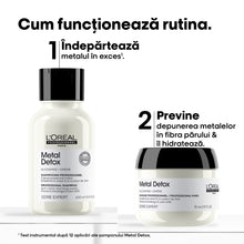 Încarcă imaginea în Galerie, L'Oreal Professionnel SE Metal Detox Duo Travel - Set Anti-Rupere Pentru Par