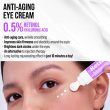 Încarcă imaginea în Galerie, 7DAYS Crema pentru Ochi Anti-Age Retinol Massager 18ml - Tratament Intensiv Ochi