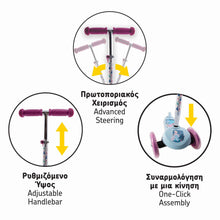 Încarcă imaginea în Galerie, AS Outdoor Trotineta Plus cu 3 Roti Frozen