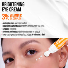Încarcă imaginea în Galerie, 7DAYS Crema pentru Ochi Radiance Vitamin C Massager 18ml - Crema Iluminatoare