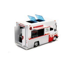 Încarcă imaginea în Galerie, Jada Toys Marvel Set Camionul de Mancare si Figurina Metalica Deadpool