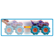 Încarcă imaginea în Galerie, Hot Wheels Monster Truck Masinuta Twister Tredz Mega Wrex Albastru