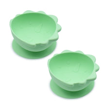 Încarcă imaginea în Galerie, Melii Set 2 Castronele cu Ventuza Silicon Model Dinozaur