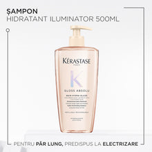 Încarcă imaginea în Galerie, Kerastase Gloss Absolu Bain Hydra-Glaze - Sampon Hidratant Reincarcabil 500ml